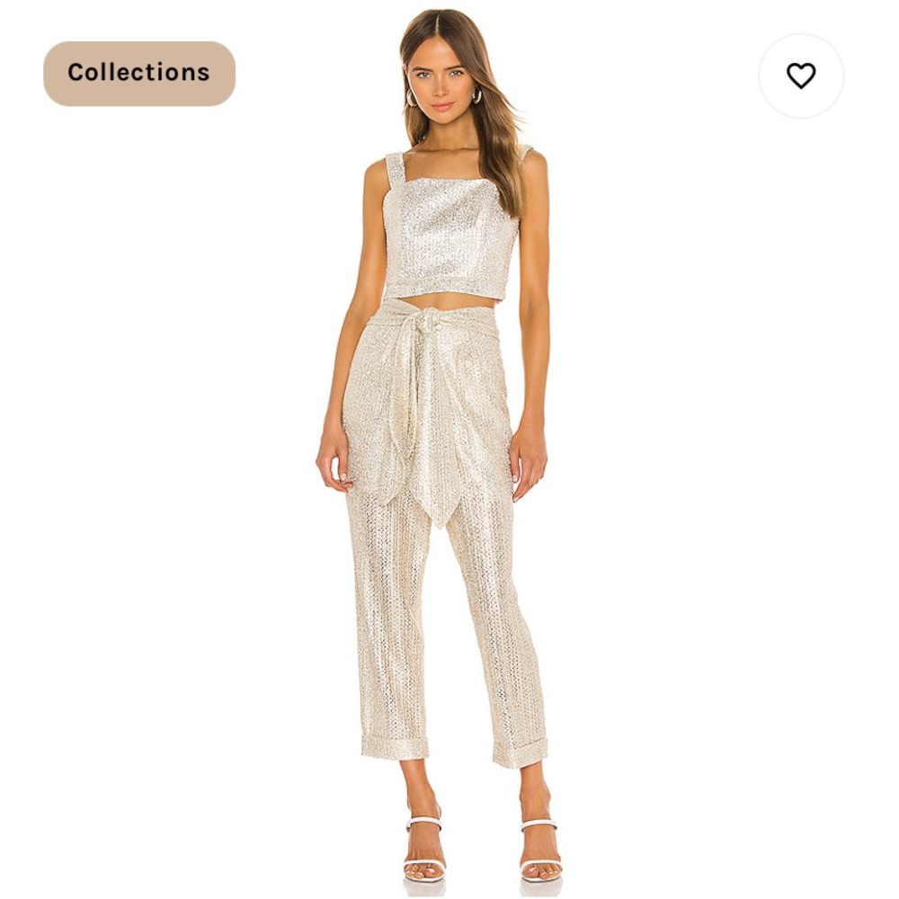 REVOLVE, Iorane Metallic Cropped Set